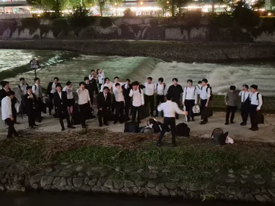 Viagem a Kyoto - Kamogawa Path, Nakagyo Ward